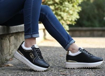 SNEAKERS DONNA LIU JO BA5019P0102 BLACK MAXI WONDER 87  CALZATURE SPORTIVE ZEPPA