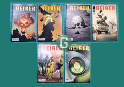 GEIGER #1-6 (2021) NM Complete Set Geoff Johns Gary Frank Image Comics VF/NM