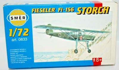 FIESELER Fi 156 STORCH/MORANE MS 500 CRIQUET VIETNAM CROAT AF MKGS 1/72 SMER