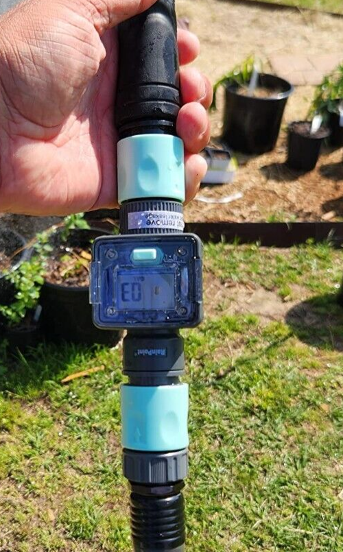 RAINPOINT Water Flow Meter, Water Meter for Garden Hose, Flow Meter to Meassure