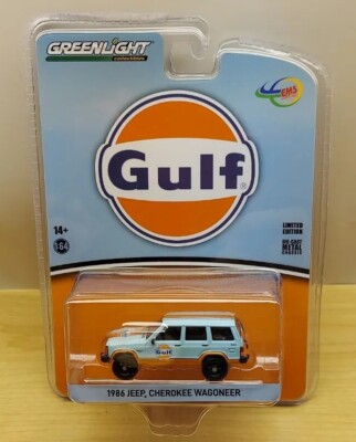 Greenlight '86 Jeep Cherokee Wagoneer ''Gulf'' (2022 MiJo Exclusives )