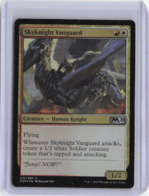 MTG Core Set 2020 #218 Skyknight Vanguard Uncommon Foil