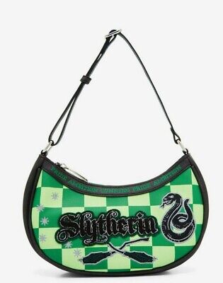 Fred Segal Harry Potter Slytherin Checkered Crossbody Bag