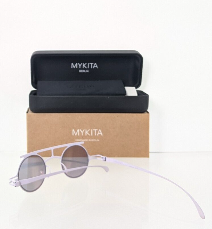 Pre-owned Mykita Brand Authentic  Sunglasses Hamilton Col F19 Mauve 38mm Frame In Gray