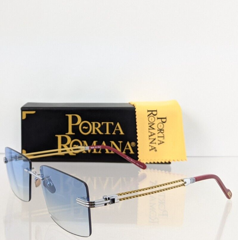 Pre-owned Porta Romana Authentic  1010 Sunglasses Col. 600 1010 Vintage Frame In Blue