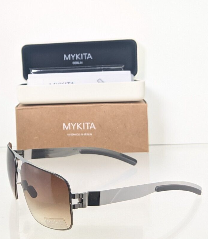 Pre-owned Mykita Brand Authentic  Sunglasses Lunny Col. 155 58mm Frame In Brown