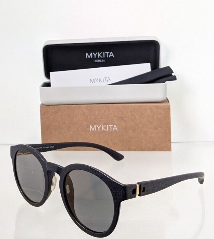 Pre-owned Mykita Brand Authentic  Mylon Sun Giba Col. 301 52mm Black Frame In Gray