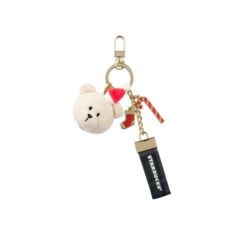 【韓国スタバ】22冬②★X-mas bear keychain s-l400.jpg