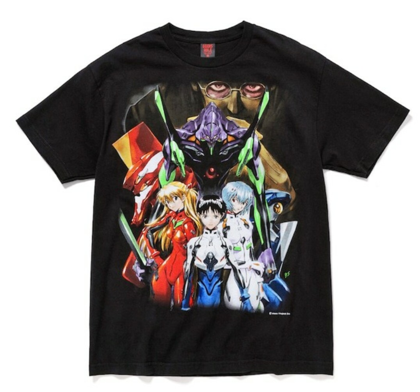 Tシャツ・アパレル Evangelion T-Shirt Vol.03 Geeks Rule Geeks Rule Neon Genesis Evangelion T-Shirt Black Size M L XL