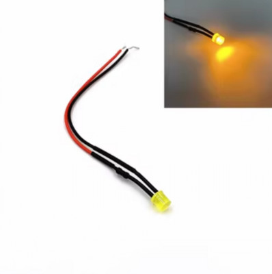 5pcs 5MM flat head LED small bead indicator light signal power light 3v -220v 