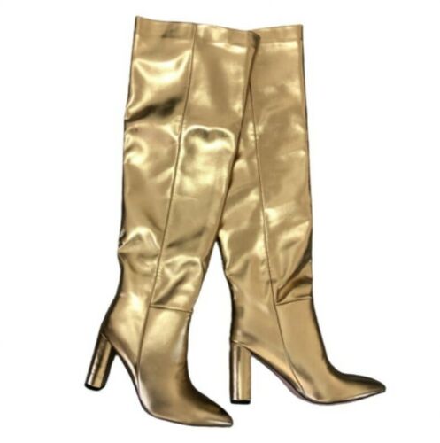 Details about / Occident Women/'s Runway Slouch Over The Knee High Heel Pointy Toe Boots Winter L