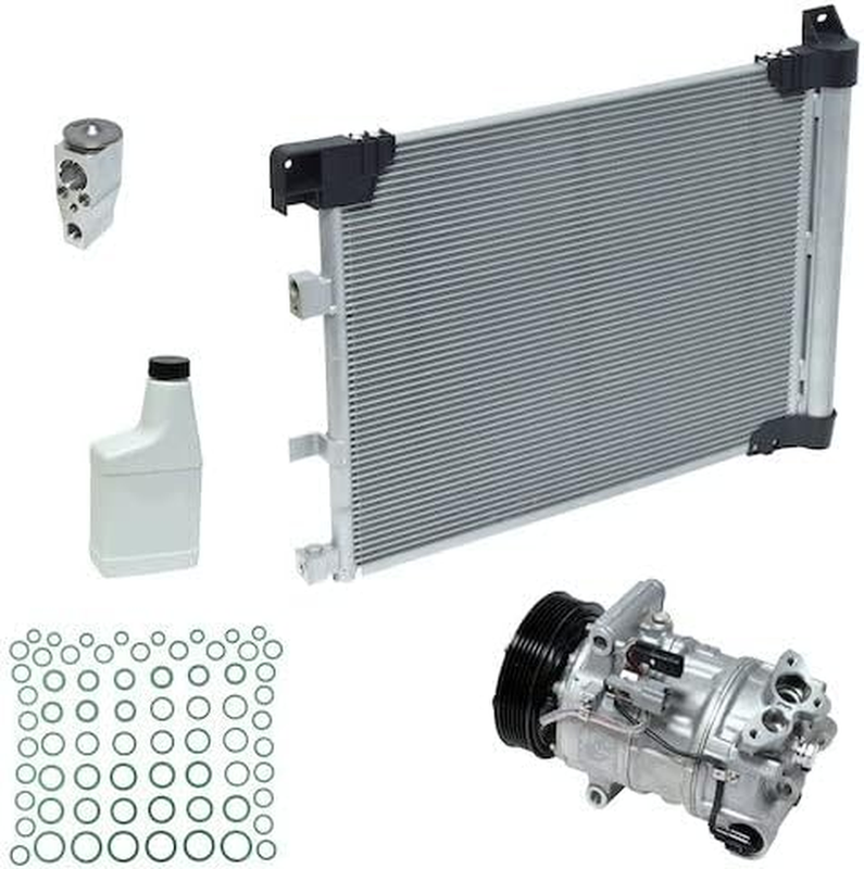 A/C Compressor Kit w/Condenser for 2014-2016 2018-2019 Nissan Sentra 1.8L 4-Cyl