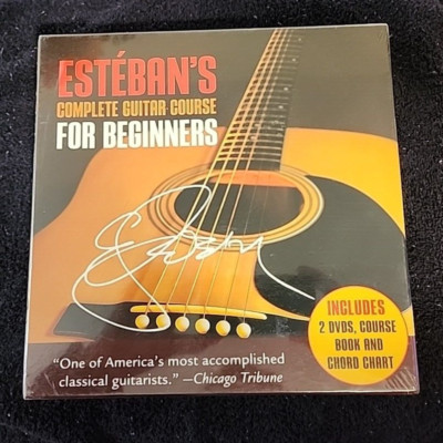 Esteban's Complete Guitar Course for Beginners 2 DVDs Course book Chord chart