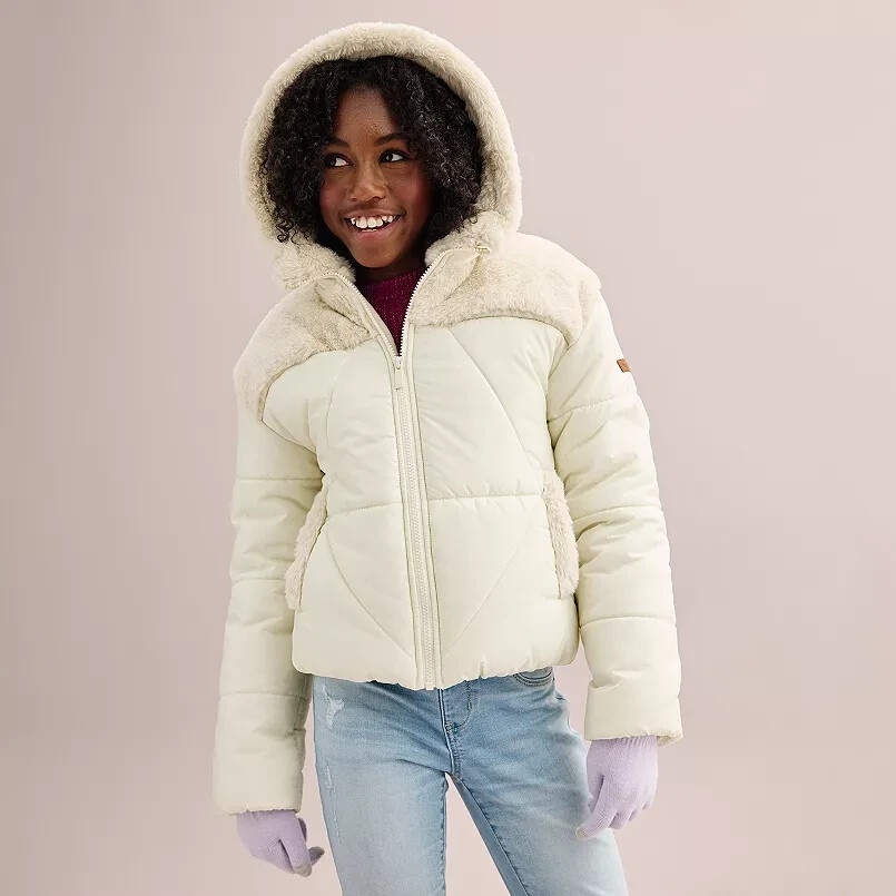 NEW Koolaburra by UGG Girl's Heavyweight Cropped Puffer
