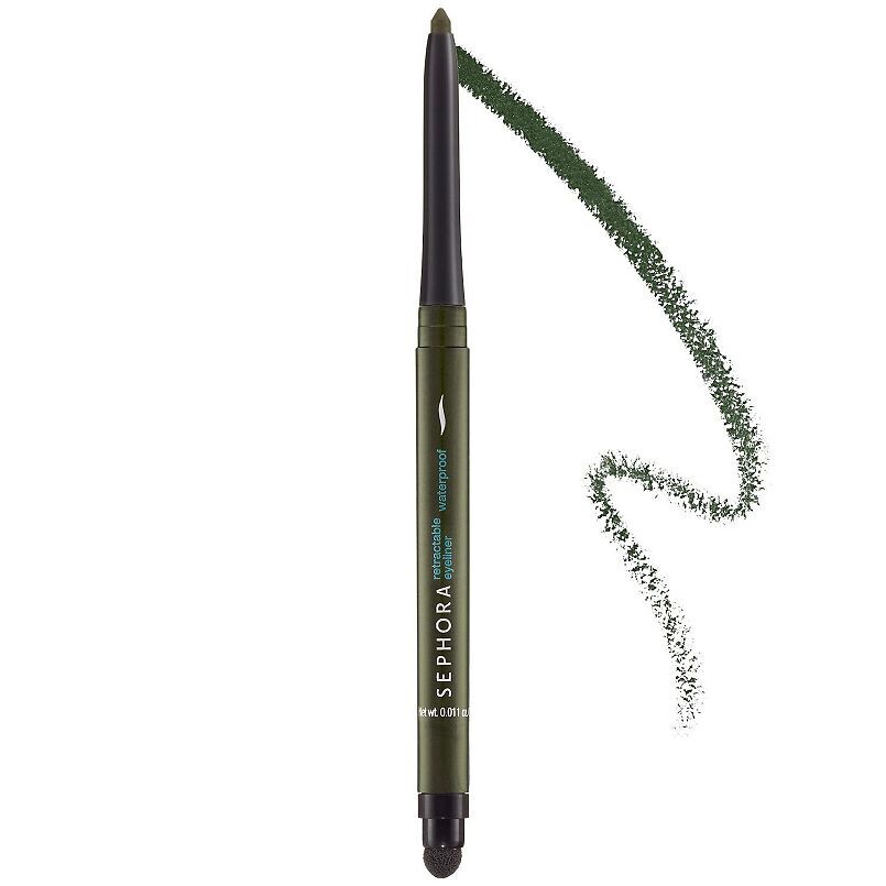 NEW SEPHORA COLLECTION Waterproof Matte Moss Green Retractable Eyeliner Pencil