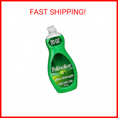 Palmolive Ultra Strength Liquid Dish Soap, Original Green, 20 Fluid Ounce