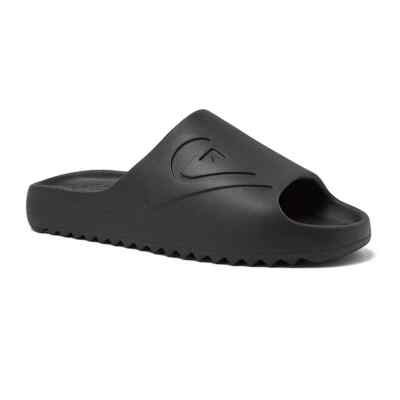 New Quiksilver Mens Cloudbreak Comfort Slides Sandals - Size 12 - Black