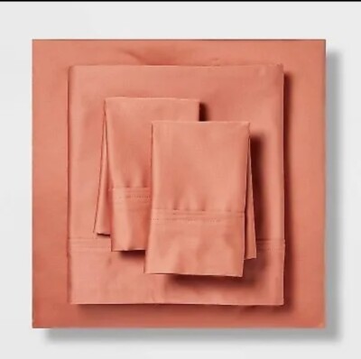 Threshold 400 Thread Count Performance Sheet Set - King Rust