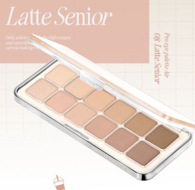 CLIO PRO EYE Palette Air 7.2g 2024 New, 07 Lavendor Staff & 08 Latte Senior