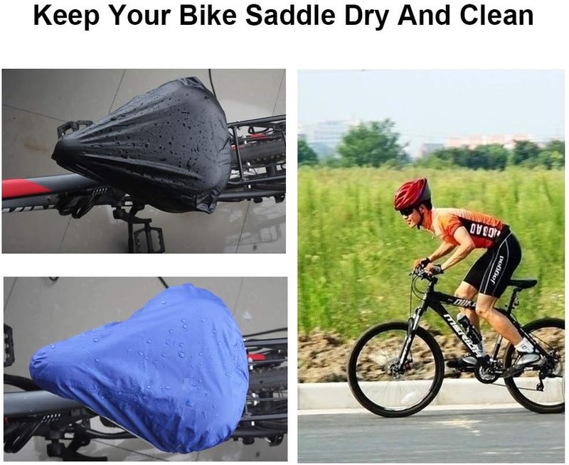 Bike Seat Cover Waterproof, Bicycle Saddle Rain Dust Cover, Protective Water Res