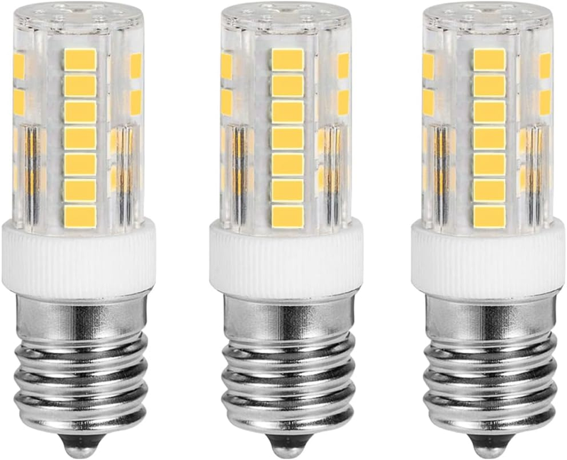 3 Pack E17 LED Bulbs for Microwave Oven Appliance,(40W-50W Halogen Bulb Equivale