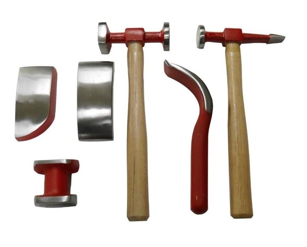 HAMMER AND DOLLY KIT PANEL BEATING SET 6 PIECE eBay