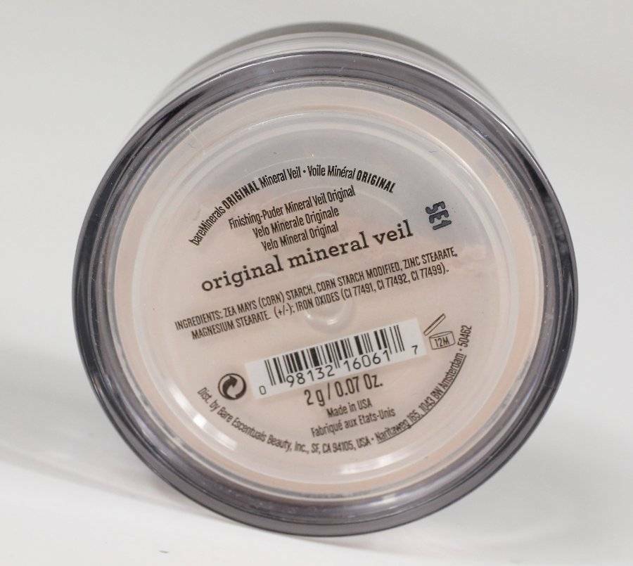 BareMinerals Original Mineral Veil Finishing Powder/ Puder 0.07 oz  Tab Sealed