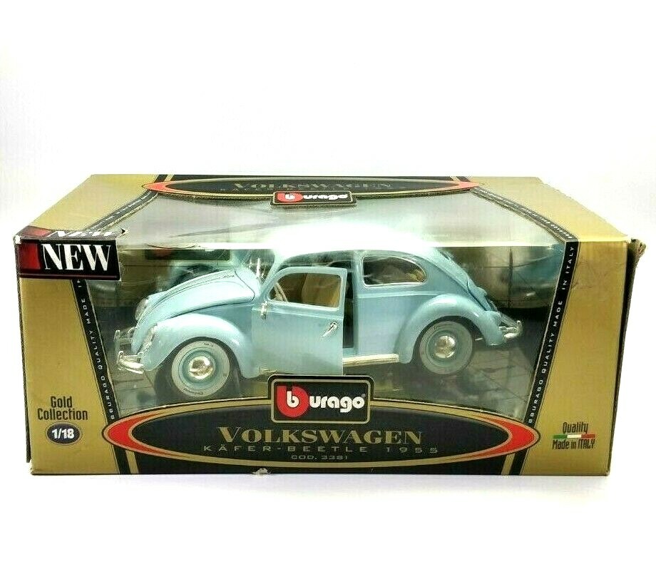 入手難　未使用❗1/18 burago VW KAFER BEETLE Burago 1/18 Volkswagen New Beetle | eBay