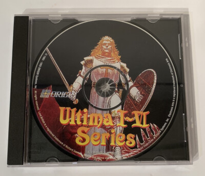 Ultima I-VI Series Collection PC CD 6 Fantasy Magic RPG Games- CD ONLY 1994