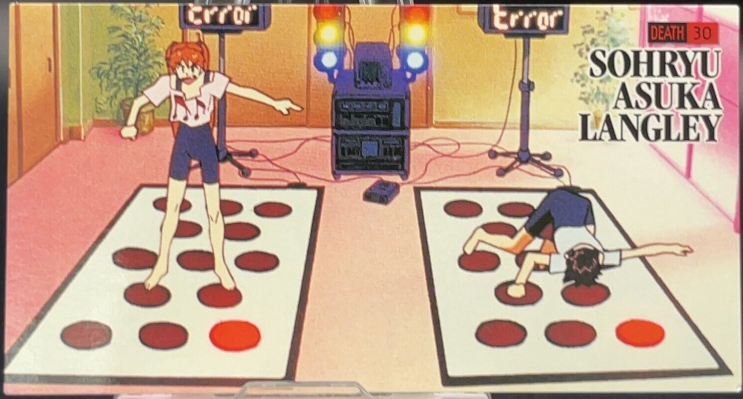 Asuka Langley Shinji Death-30 Evangelion Trading Card VTG Asuka Langley Shinji Death-30 Evangelion Trading Card VTG