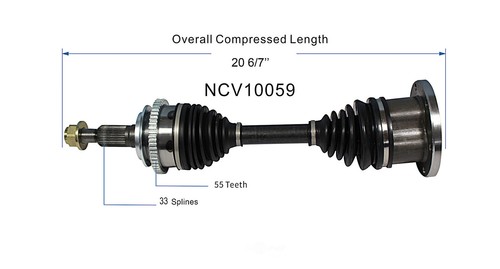 Cv Axle Assembly Front Right Left Gsp Ncv10059 Ebay