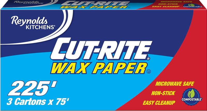 Cut-RITE Wax Paper 12 inches x 75 feet (Pack of 3), White