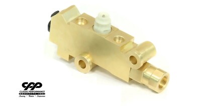 GM DISC DRUM BRAKES BRASS PROPORTIONING VALVE STREET ROD CLASSIC CAR & TRUCK