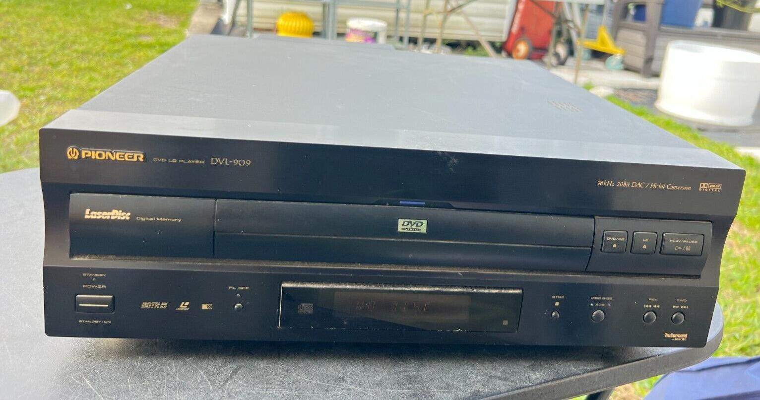 ※rukiruki 【ジャンク】PIONEER DVL-909 DVDLD Pioneer Laserdisc Player DVL-909 CD LD DVD Gold Tested | eBay