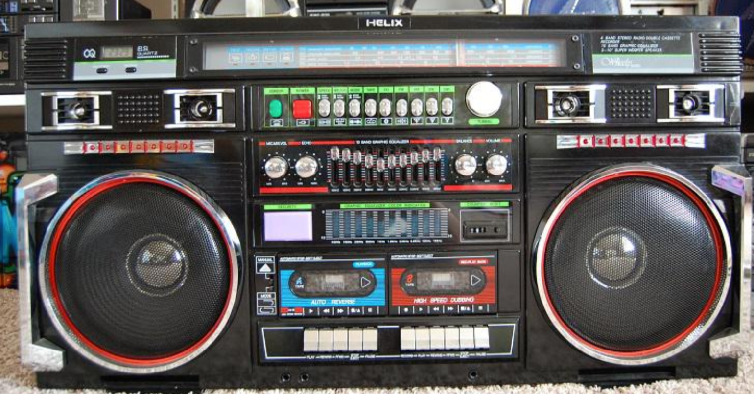 RADIOジャック VINTAGE BOOMBOX MATSUKI ORBEX HELIX INTERNATIONAL MS-959