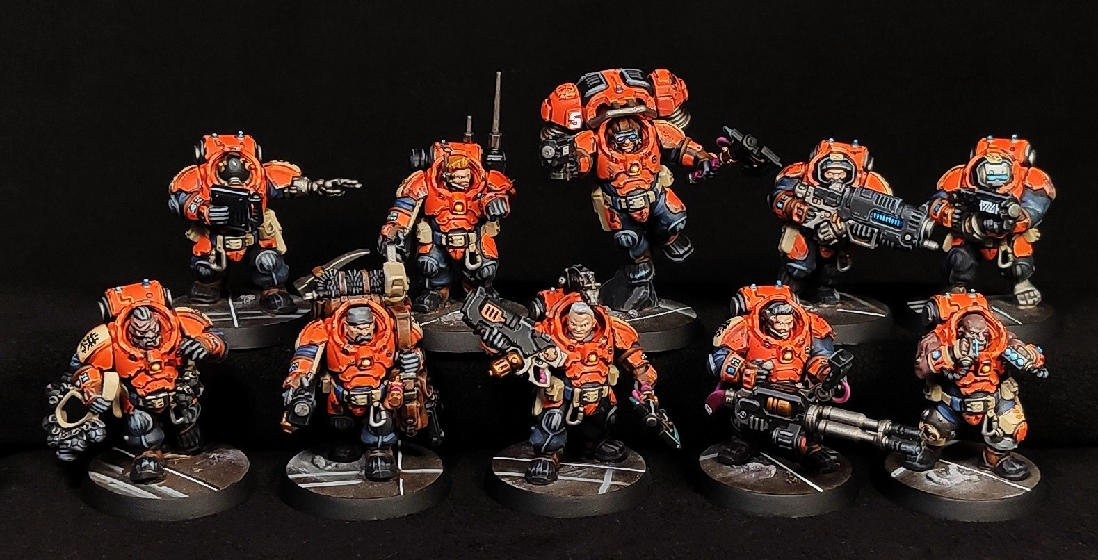 Kill Team: Hearthkyn Salvagers painted Warhammer 40k Leagues
