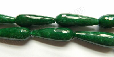 Semi Precious Stone Faceted Long Drop Beads
