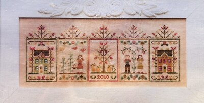 New Country Cottage Needleworks FALL FESTIVAL Cross Stitch Pattern Chart