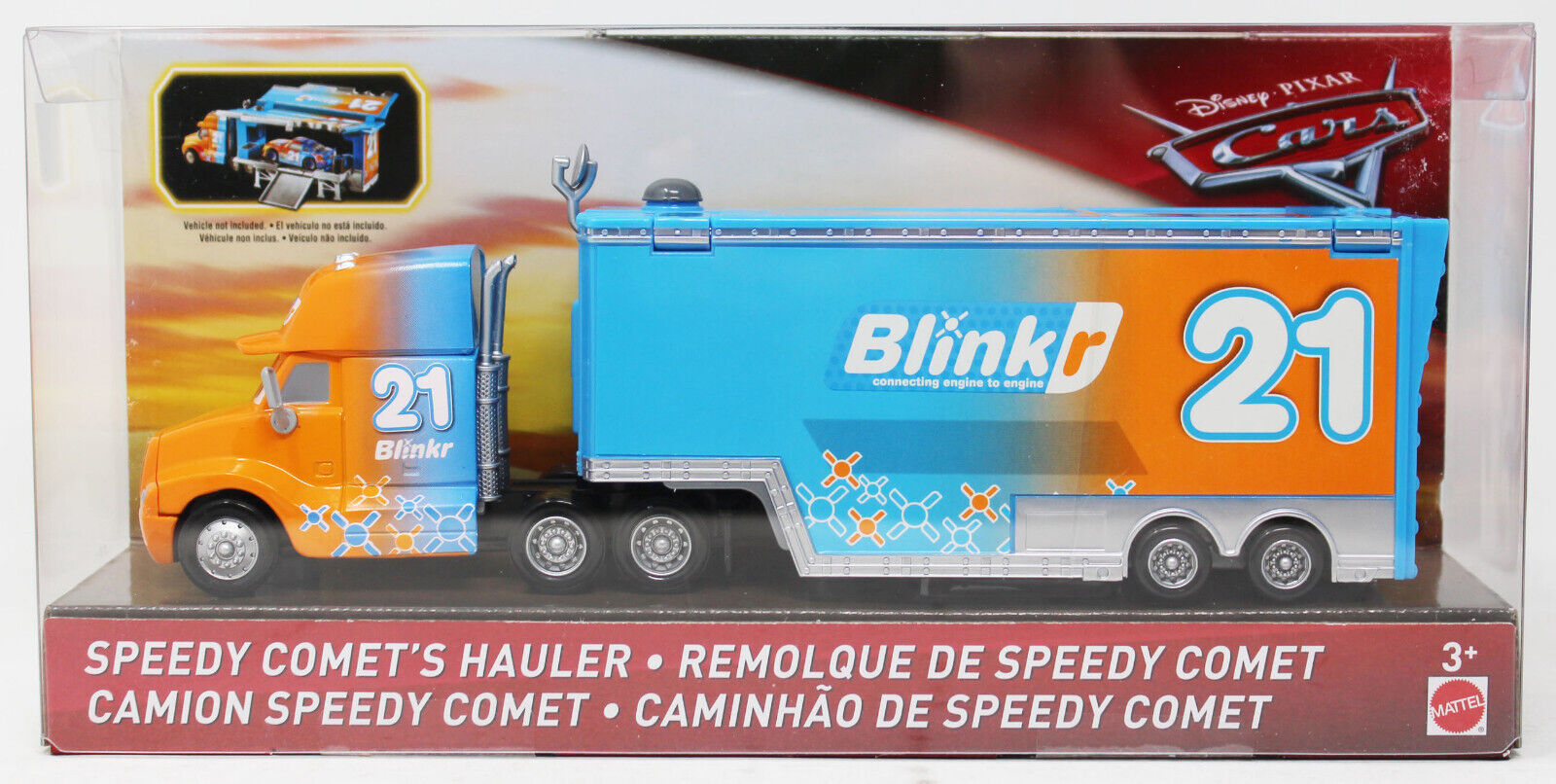 Disney Cars - Speedy Comet's Hauler - Blinkr #21 - Die-Cast 1:55