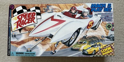 RARE! Resaurus SPEED RACER MACH 5 Playset - Sealed & MIB