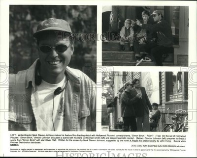 1998 Press Photo Director/Writer Mark Steven Johnson On Set Of ''Simon Birch''
