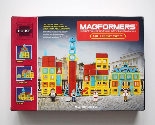 NEW Magformers House Line Village Magnetic Building Set 110 Pcs