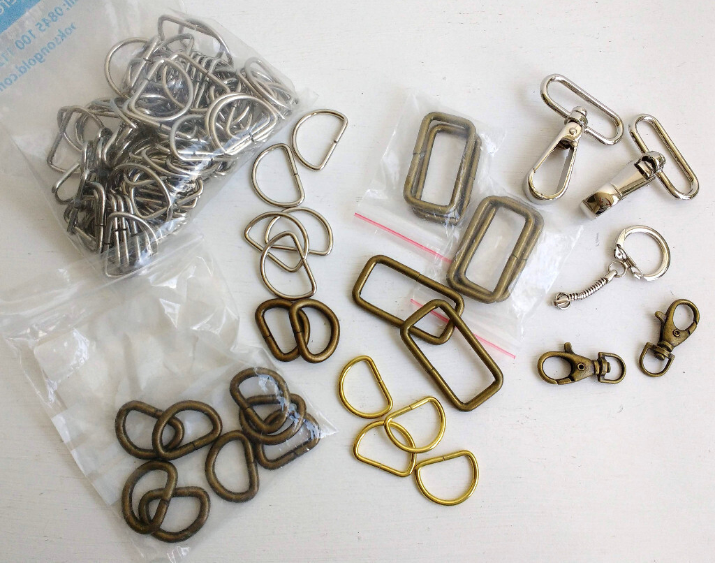 Bag Making Hardware, D Rings, Swivel Hooks, Job Lot. in York, North Yorkshire Gumtree