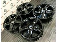 GENUINE MERCEDES GLA 19" AMG ALLOY WHEELS - AVAILABLE WITH TYRES - 5 X 112 - GLOSS BLACK