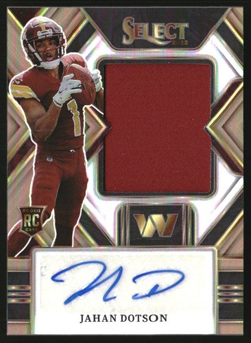 2022 Panini Select Jahan Dotson #JRS-JD