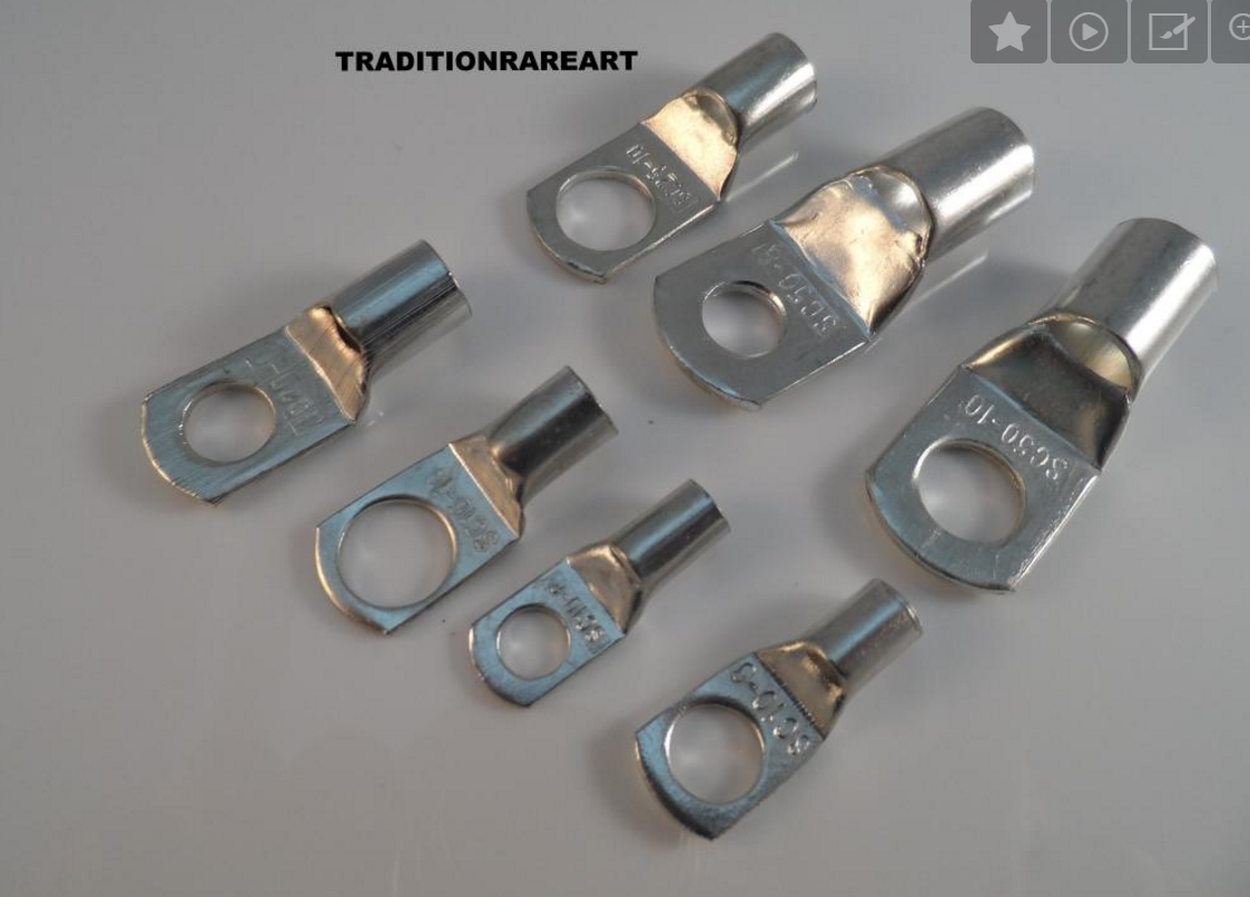 70-pieces-7-sizes-tinned-copper-lug-battery-cable-connector-terminal