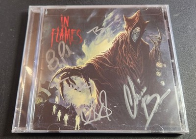 New! Foregone by IN FLAMES Signed Autographed CD by All! Sealed!