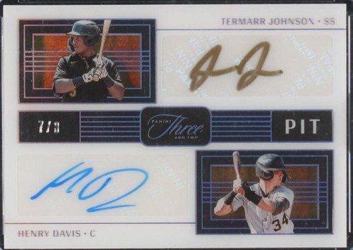 2023 Panini Three and Two - Henry Davis Termarr Johnson #POA-JD