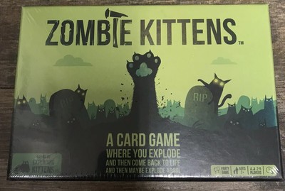 ZOMBIE KITTENS - Game The Evolution Of Exploding Kittens - BRAND NEW Card Game