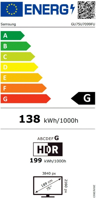 EEK:G G auf einer EEK Skala von A bis G